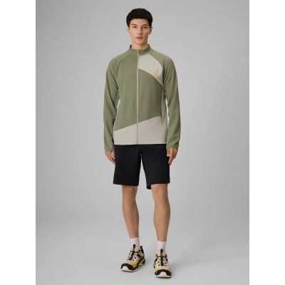 6. Bluza trekkingowa regular bez kaptura męska 4F 4FRSS26TFSWM0984-44S