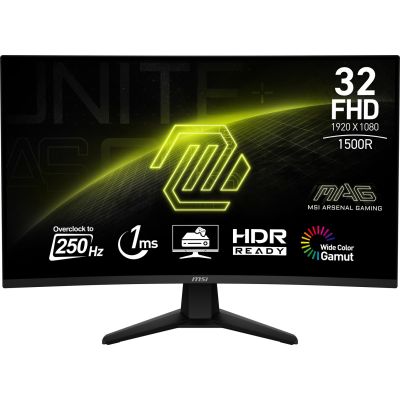 48. MSI Monitor 31.5" MAG 32C6X FHD 250Hz