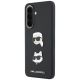 2. Etui Karl Lagerfeld w/ Karl&Choupette Heads Pins&Logo na Samsung Galaxy A37 5G - czarne