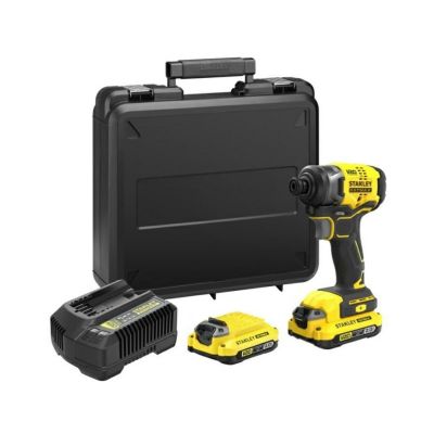 10. Stanley SFMCF810D2K-QW wkrętak zasilany/zakrętark udarowy 2800 RPM Czarny, Żółty