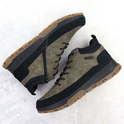 5. Wodoodporne trapery męskie khaki Rieker 35508-25