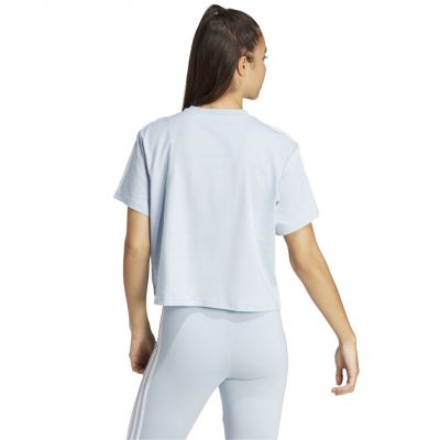 3. Koszulka adidas Essentials 3-Stripes Single Jersey Crop Top W IS1568