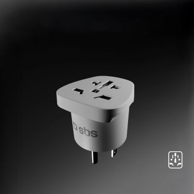 4. Adapter podróżny SBS US - uniwersalny - biały