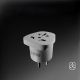 4. Adapter podróżny SBS US - uniwersalny - biały