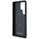7. Etui Mercedes Leather Horizontal Debossed Curves MagSafe na Samsung Galaxy S25 Ultra - czarne