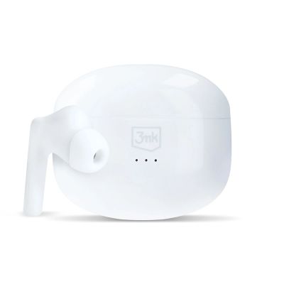 7. Słuchawki 3mk LifePods douszne bezprzewodowe Bluetooth 5.3 ANC - białe