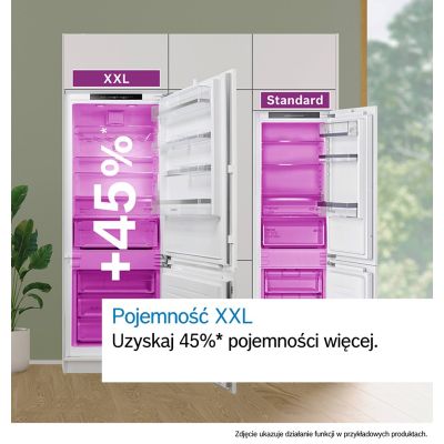 17. Lodówka do zabudowy BOSCH KBN96VFE0 70 cm szer.