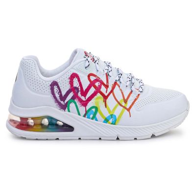 6. Buty Skechers Uno 2 - Floating Love W 155521-WHT