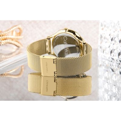 7. Zegarek Damski CALVIN KLEIN Timeless Mesh 25200003 + BOX