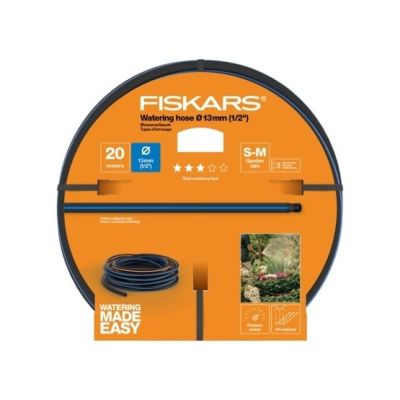 2. Fiskars 1027102 wąż ogrodowy 20 m Nad ziemią Czarny, Niebieski, Pomarańczowy