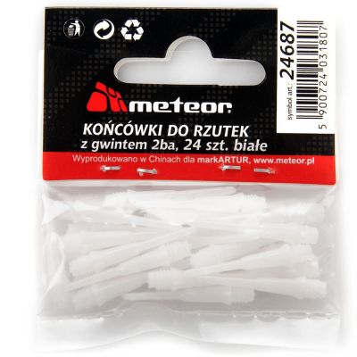 12. Końcówki do darta Meteor 24 szt.