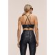 4. Stanik sportowy CASALL Sleek Strappy Sports Bra Printed kolor czarny
