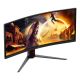 13. AOC G4 CU34G4CAP monitor komputerowy 86,4 cm (34") 3440 x 1440 px UltraWide Quad HD LCD Czarny, Czerwony