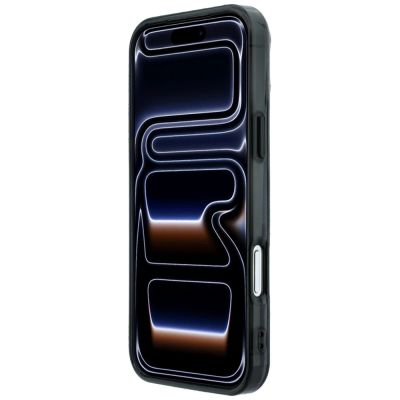 5. Etui Mercedes AMG IML Transparent Bicolor Block MagSafe na iPhone 18 Pro Max / 17 Pro Max - czarne