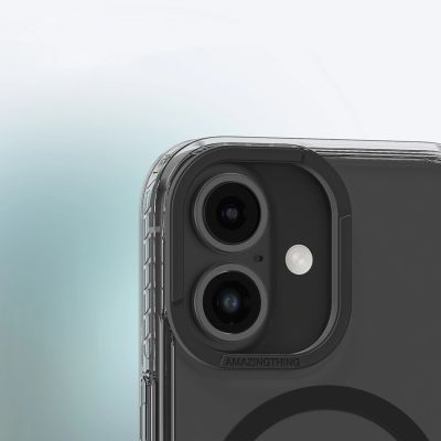 11. Etui silikonowe AMAZINGTHING Titan Pro Mag Case z pierścieniem magnetycznym do iPhone 16 - czarne