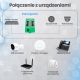 16. Extralink Gigabit PoE Injector 4 Portowy Aktywny, 4 porty Gigabit 802.3at/af, Mode A