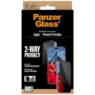 6. Szkło prywatyzujące PanzerGlass Ultra-Wide Fit EasyAligner na na iPhone 17 Pro Max