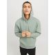 6. Jack&Jones męska bluza z kapturem JJESTAR BASIC SWEAT HOOD NOOS 12208157 ICEBERG GREEN