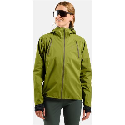 Kurtka damska ODLO Jacket X-ALP WATERPROOF PRO zielona