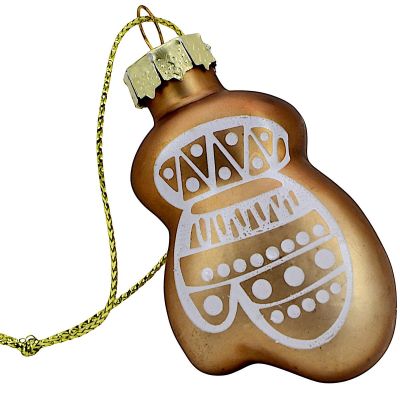4. BOMBKA FORMÓWKA SZKLANA PIERNIKI 12SZT BRĄZOWY MICA