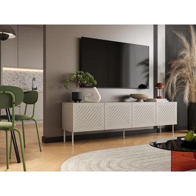 3. Szafka RTV SIENA 200x40x60 kaszmir mat