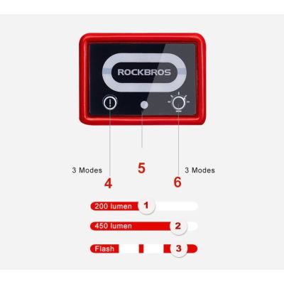 4. Rockbros kask rowerowy MTB z lampką nieb 57-62cm