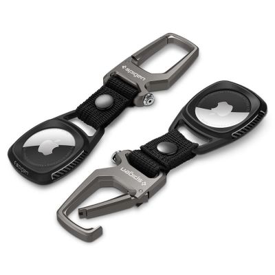 4. Etui Spigen Rugged Armor na Apple AirTag - czarny mat