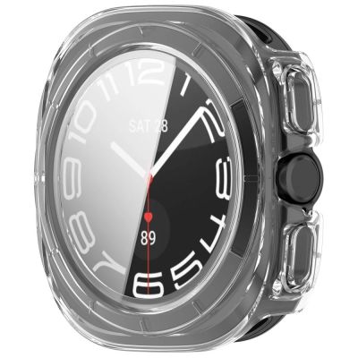 5. Etui Tech-Protect Defense 2-Pack na Samsung Galaxy Watch Ultra 47 mm - przezroczysto-czarne matowe