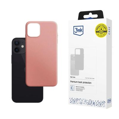 Etui 3mk Matt Case na iPhone 12 mini - różowe