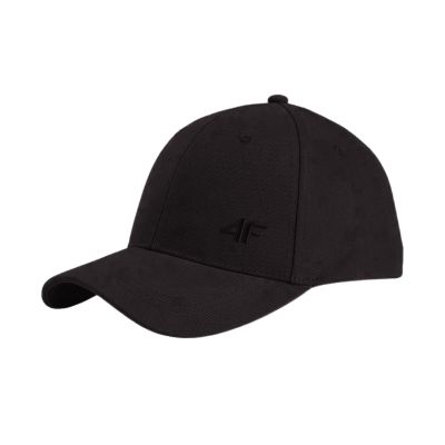 Czapka z daszkiem 4F U552 głęboka czerń 4FWSS26ACABU552 20S