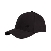 Czapka z daszkiem 4F U552 głęboka czerń 4FWSS26ACABU552 20S