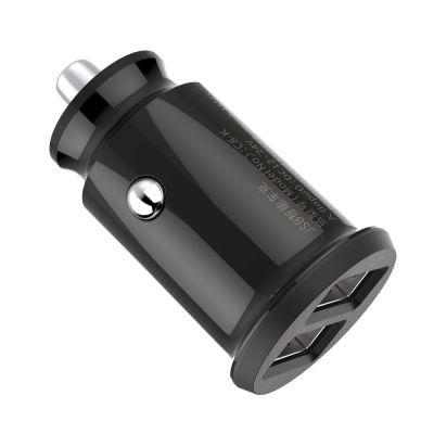 5. Mini ładowarka Baseus Grain Car Charger CCALL-ML01 samochodowa 2x USB-A 3.1A - czarna
