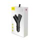9. Baseus Y Type Car Charger ładowarka samochodowa 2x USB + gniazdo zapalniczki 3.4A czarny (CCALL-YX01)