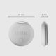 10. Lokalizator SBS Track My Circle kompatybilny z Apple Find My zestaw 2szt. - biały