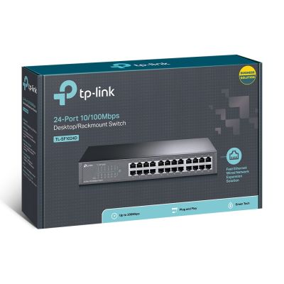 4. Switch TP-LINK TL-SF1024D (24x 10/100Mbps)