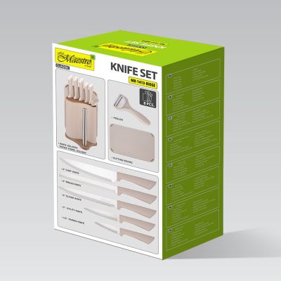 7. Zestaw kuchenny do krojenia MR-1413-BEIGE MAESTRO