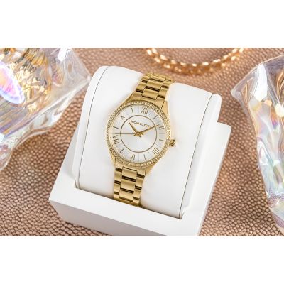 5. Zegarek Damski Michael Kors Lauryn + biżuteria MK4849SET + BOX