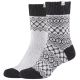 Skechers Casual Cozy Jacquard 2PPK Socks SK41047-9202 Szare 35-38