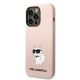 2. Etui Karl Lagerfeld Silicone Choupette na iPhone 14 Pro - różowe