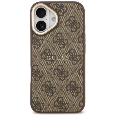 3. Etui Guess 4G PU Classic Logo MagSafe na iPhone 17 - brązowe