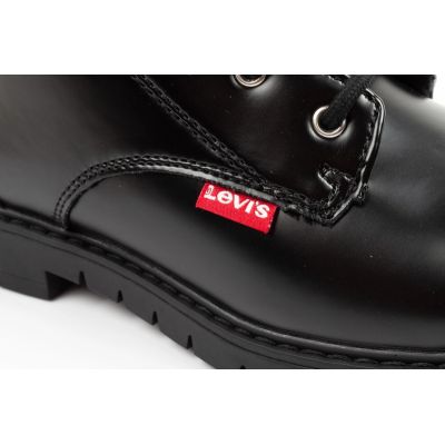 7. Levi's buty trzewiki dziewczęce Pasadene SE za kostkę czarne na zamek