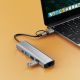 8. Adapter Tech-Protect HB03 HUB Adapter 5w1 USB-C + USB2.0 + USB3.0 + RJ45 - szary