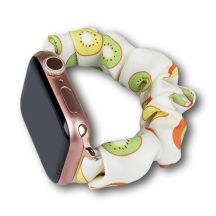 Materiałowa opaska do Apple Watch 38 / 40 / 41 mm pasek bransoleta bransoletka na gumce - kiwi