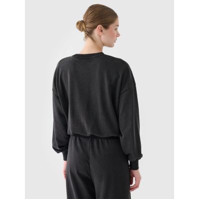 5. Bluza dresowa nierozpinana bez kaptura damska 4F 4FRSS24TSWSF2032-20S