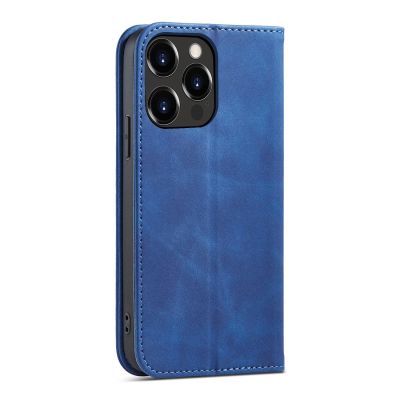 3. Magnet Fancy Case etui do iPhone 13 Pro pokrowiec portfel na karty kartę podstawka niebieski