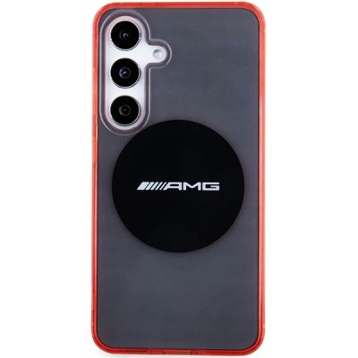 3. Etui AMG Transparent Bicolor MagSafe na Samsung Galaxy S24 - czarne