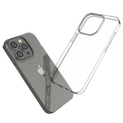 6. Żelowy pokrowiec etui Ultra Clear 0.5mm iPhone 14 Pro przezroczysty