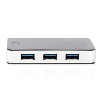 4. Digitus Hub USB 3.0, 4 porty, czarny