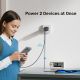 40. UNITEK ŁADOW. SIECIOWA 2X GAN 45W, 2XUSB-C PD 3.0, QC, CZARNA