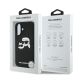 8. Etui Karl Lagerfeld Silicone nauble Heads Print MagSafe na iPhone 16 Plus - czarne